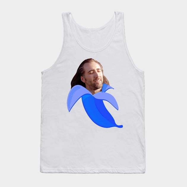 Nicolas cage in a banana Tank Top by YaiVargas